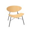 Kusch + Co Kanu Armchair 4-Leg Frame LB-Wooden Uph Back Upholstered Low Lounge