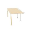 Frezza Popwoody Fixed-Height Bench Desk