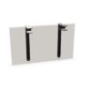 Nowy Styl Xio Modesty Front Desk Panel Melamine Desk Modesty Panel