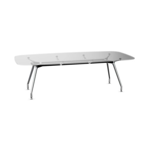 ICF Unitable Meeting Table Barrel-Shaped Top Conference Table