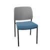 Nowy Styl Passu Stationary Chair 4-Leg Frame Mesh Back Upholstered Backrest