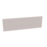 Zilenzio Lite Table Straight Clamp-Mounted Upholstered Desk Screen