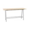 Bralco Rectangular High Table With Foot Rail High Meeting Table