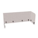 Zilenzio 1600 U-Shape U-Shaped Fabric-Covered Acoustic Desk Screen