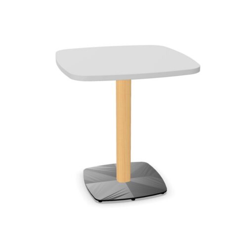 Kusch + Co Embla Table One-Column One-Plate Lwm Base Square Soft Top Meeting