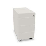 Nowy Styl Sqart Mobile Pedestal Slim Melamine 3 Drawers Mobile Pedestal Cabinet