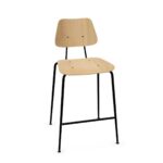 Labofa Heritage 7017 4-Leg Wooden Seat Counter Stool