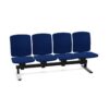Kusch + Co V-Care Beam Seating 4U FS Uph 4-Seat Upholstered Freestanding Beam