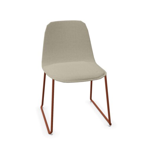 Treku Bisell Cantilever Upholstered Shell Chair