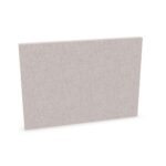 Zilenzio Focus Clamp-Mounted Straight Fabric-Covered Acoustic Desk Screen