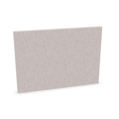 Zilenzio Focus Clamp-Mounted Straight Fabric-Covered Acoustic Desk Screen