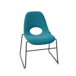 Nowy Styl Tauko Stationary Chair CF-Rod Frame Wooden Uph Back Cantilever