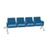 Kusch + Co V-Travel Bench-4 Soft Modular Arm End With Armrests Upholstered
