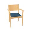 Kusch + Co Luca 4LA W Uph 4-Leg With Armrests Upholstered Frame Chair