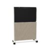 Abstracta Agile Media Screen Off-White Mobile Acoustic Room Divider