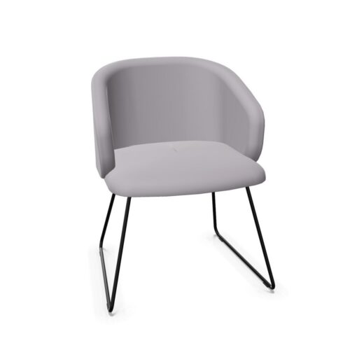Diemme Loft Sled Base With Armrests Armchair