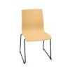 Kusch + Co Trio Frame Chair Cfs W Cantilever Wooden Shell Frame Chair