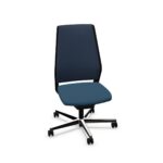 Kusch + Co Sao Paulo Swivel Chair Mesh Uph Back Upholstered Seat Office Chair