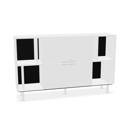 Bralco Credenze Credenza Open Compartment Storage Cabinet