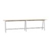 Bralco Shared Workstation Desk Metal Legs Bench Desk