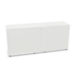 Frezza Sliding-Door Two Doors Storage Cabinet
