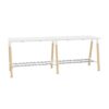 Bralco 4-Person Panel-Supported Bench Desk