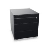 Frezza Storage Wood Top Pedestal Cabinet