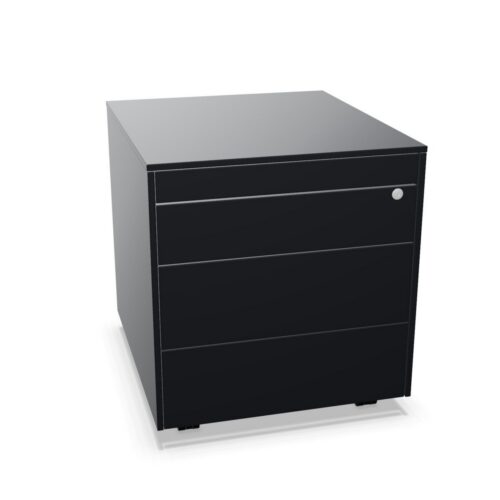 Frezza Storage Wood Top Pedestal Cabinet