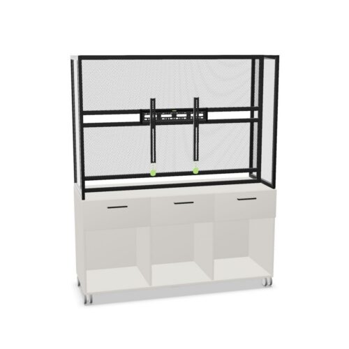 Nowy Styl Offa Mobile Sideboard Triple Upper TV Freestanding With Sideboard