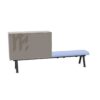 Gaber Low Cabinet 2027 2 Seater 2-Seat Storage Bench Upholstered Seating