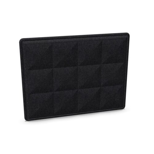 Abstracta Stitch Table Hanging Fabric-Covered Acoustic Desk Screen