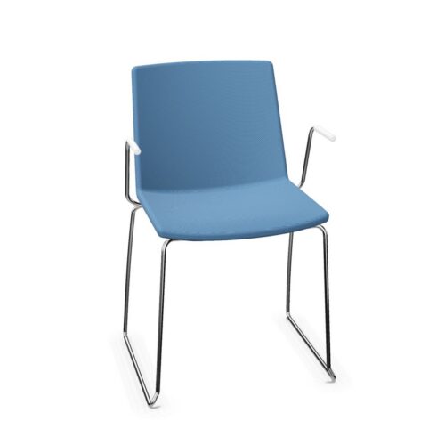 Gaber Jubel Sled Upholstered Cantilever With Armrests Chair