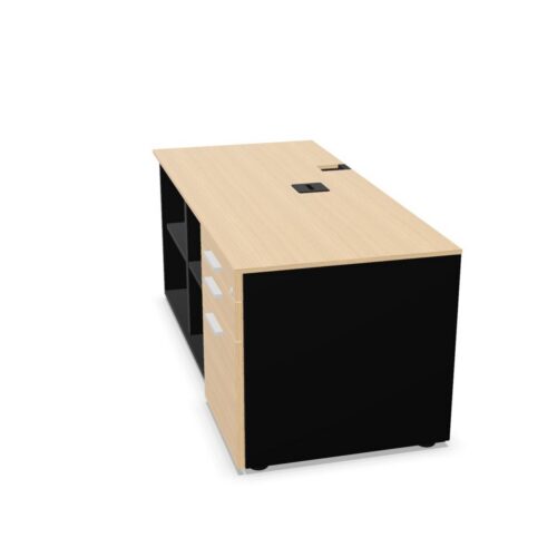 Bralco Compact Home Office Desk With Storage Doors Desk