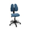 Nowy Styl Kassenst Hle Kassenstuhle Counter Swivel Chair Duo-Back Uph Plastic