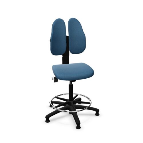 Nowy Styl Kassenst Hle Kassenstuhle Counter Swivel Chair Duo-Back Uph Plastic