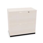 Nowy Styl Sqart Drawer Cabinet Veneer 2-Drawer Freestanding Filing Cabinet