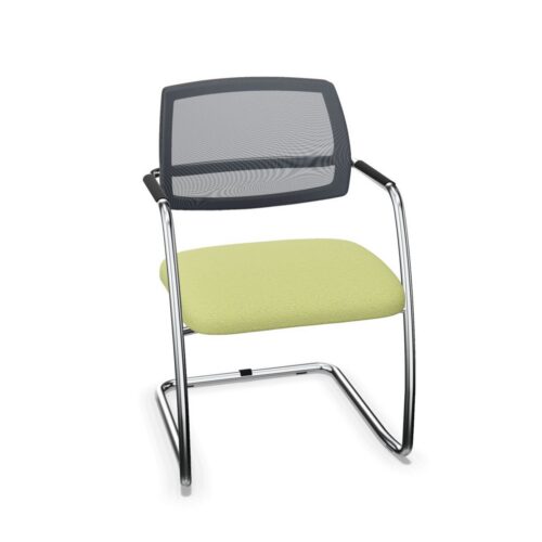 Frezza Wait Mesh Sled Base Low Backrest Mesh Chair