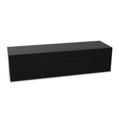 Frezza MX 2Doors3Drawer1Fridge Sideboard Integrated Refrigerator Storage Cabinet