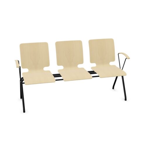 Nowy Styl Axo 51 3-Seat With Armrests Beam Seating Bench