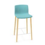 Gaber Slot Upholstered H68 4-Leg Bar Stool