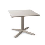 Gaber Arket Steel Slim H50 4-Pedestal Square Top Table