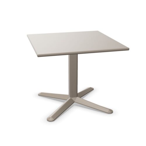 Gaber Arket Steel Slim H50 4-Pedestal Square Top Table