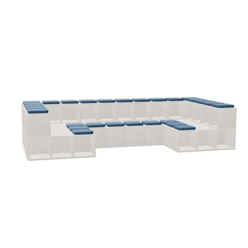 Nowy Styl Oxo Cabinet Set A5 Modular Sofa Seating Open Shelving Modular Seating