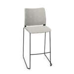 Bralco Area S4L Upholstered Sled-Base Bar Stool