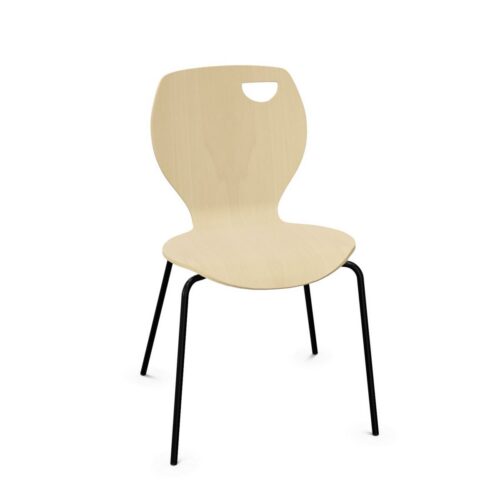 Nowy Styl Cafe IV 4L 4-Leg Upholstered Wooden Frame Chair