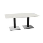 Nowy Styl Xio Table Two-Column Two-Plate Base Fixed Height Barrel Top