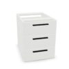 Frezza 3-Drawer Soft-Closing Pedestal Cabinet