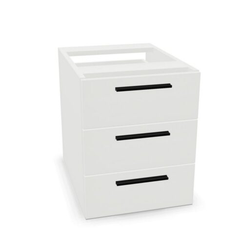 Frezza 3-Drawer Soft-Closing Pedestal Cabinet