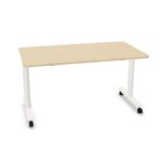 Bralco Fixed-Height Rounded Corner Desk