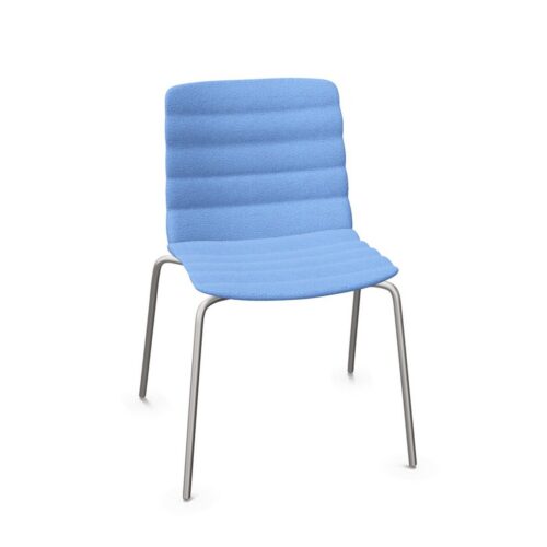 Frezza Yo Strip 4-Leg With Armrests Upholstered Chair
